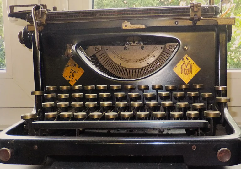 Ein Star (ohne Stern) unter den Schreibmaschinen, 1870 hergestellt von Mercedes